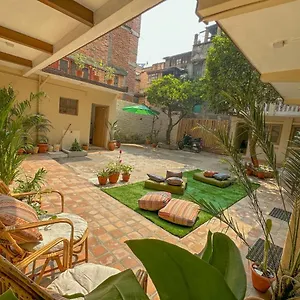 The Melo Pomelo Courtyard. Kathmandu